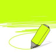 Highlighter concept with space for your text