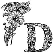 daisy Letter D