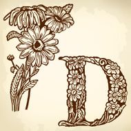 daisy Letter D N2