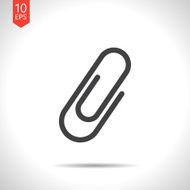 Vector clip icon Eps10 N6