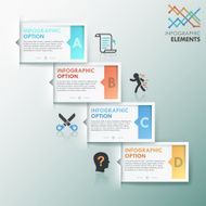 Modern infographic option banner N24