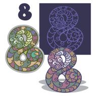 Number eight 8
