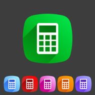 calculator flat icon