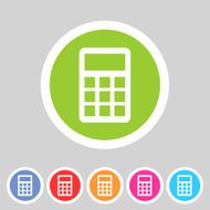 calculator flat icon N2
