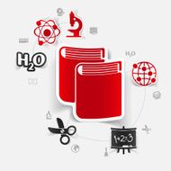 Education sticker infographic N68