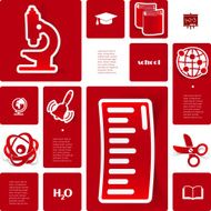 Education sticker infographic N71