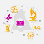 Education sticker infographic N74