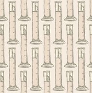 Sketch beaker in vintage style