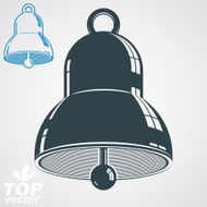 Vector 3d festive bell additional version included Eps8 N2