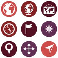 Vector Set of Geography Icons N3