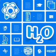 Education sticker infographic N78