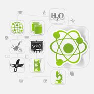 Education sticker infographic N79