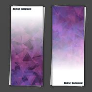 Set of banner templates with abstract background N6