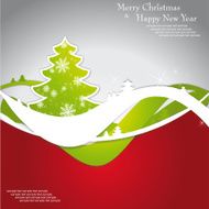 Christmas template frame design for greeting card N6
