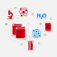 Education sticker infographic N100