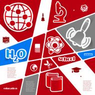 Education sticker infographic N101