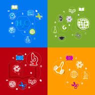 Education sticker infographic N106