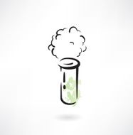 test-tube grunge icon N3