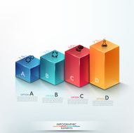 Modern infographics options banner N120