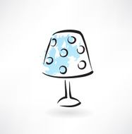 table-lamp grunge icon