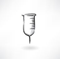 beaker grunge icon