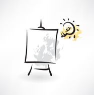 paint idea grunge icon