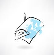 geometry grunge icon N2