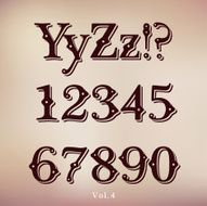Retro Brown Chocolate Font N2