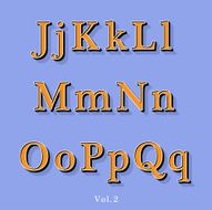 Retro Style Alphabet N2
