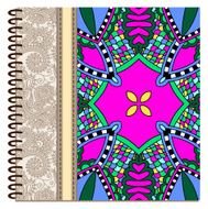 design of spiral ornamental notebook cover N2