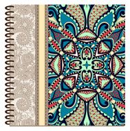 design of spiral ornamental notebook cover N4