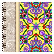 design of spiral ornamental notebook cover N8