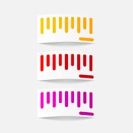 realistic design element ruler N11