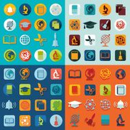 Set of education icons N13