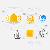 Education sticker infographic N111