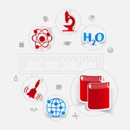 Education sticker infographic N121