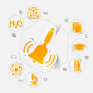 Education sticker infographic N125