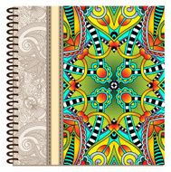 design of spiral ornamental notebook cover N10