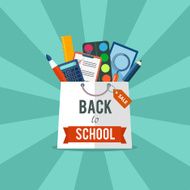 Back to school flat illustration N5