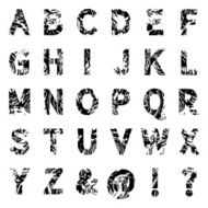 Alphabet full and Grunge N2