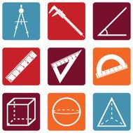 Vector Set of Geometry Icons