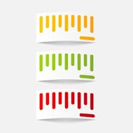 realistic design element ruler N17