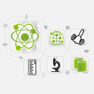 Education sticker infographic N130