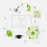 Education sticker infographic N135