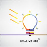 Creative light bulb Idea concept background N13