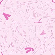 seamless pattern with character Y