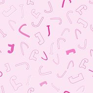 seamless pattern with character J