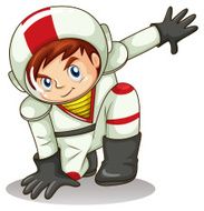 Male astronaut