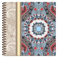 design of spiral ornamental notebook cover N16