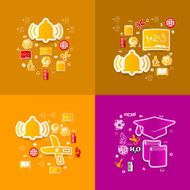 Education sticker infographic N153